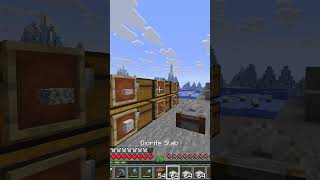 Farming a Double Chest of Diorite Slabs | DC shorts #150