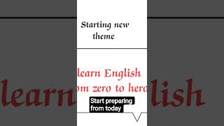 English free course # zero to hero # just follow us learn english