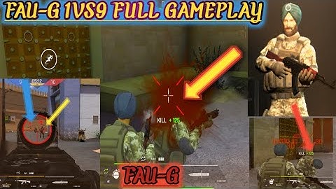 FAUG FREE FOR ALL MODE GAMEPLAY | FAUG TDM GAMEPLAY | FAUG NEW UPDATE | 1vs9 #FAUG #nCORE_GAMES