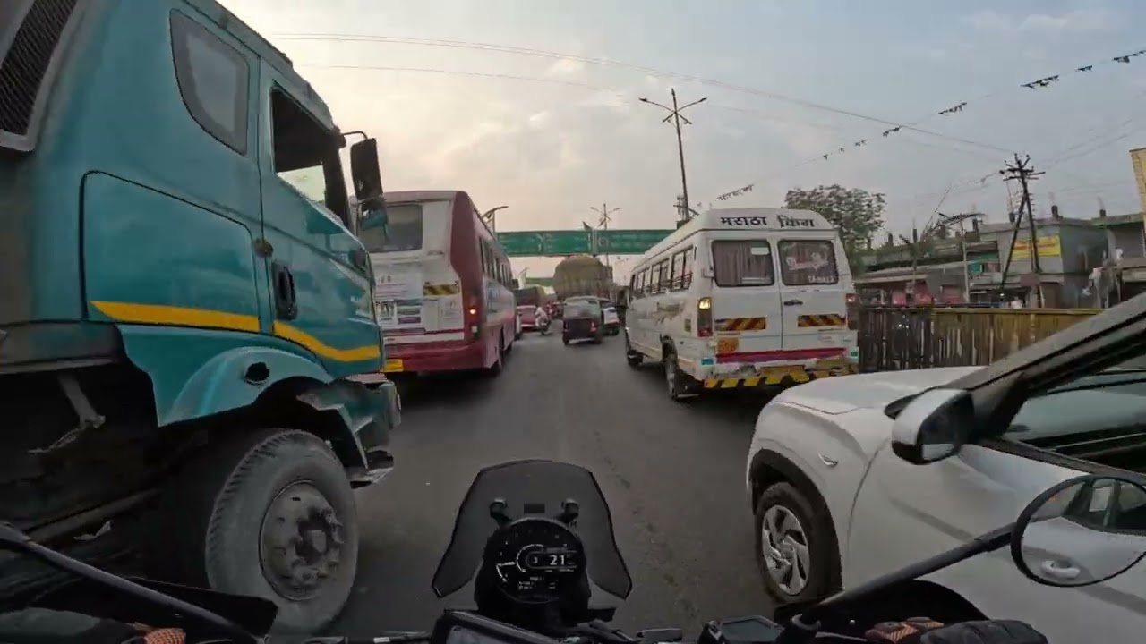 Karwa jungle safari gate Say NonStop Ride kiye Nagpur Kay Liye 