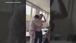 Heartwarming Moment High School Students Surprise Favorite Teacher on His Birthday