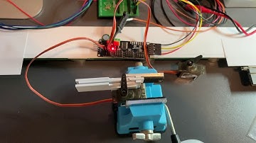 Bus turnout: servo motor controlling the bus guide wire (1)