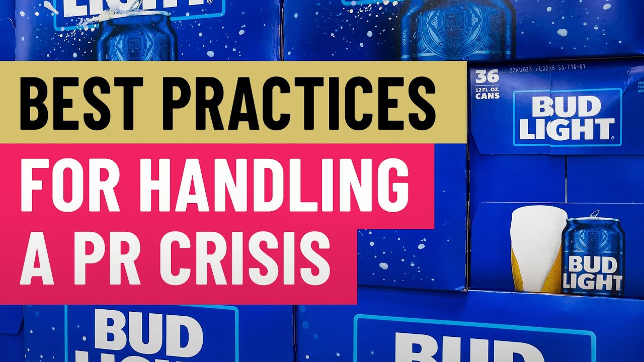 PR expert outlines best practices for building trust after Bud Light backlash