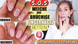 NATURNÄGEL VERSTÄRKEN und AUFBAUEN | Nails »Lalalunia«