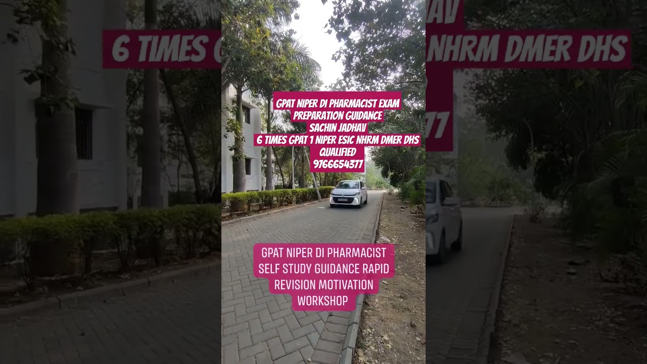 GPAT NIPER 24-25 Self Study Guidance Rapid Revision Motivation Workshop 