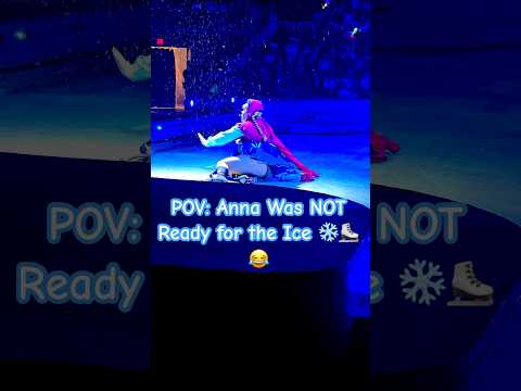 POV: Anna Was NOT Ready for the Ice ❄️⛸️😂