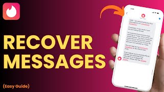 How to Recover Tinder Messages !
