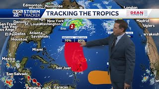 Tracking Erin and more development in the Atlantic