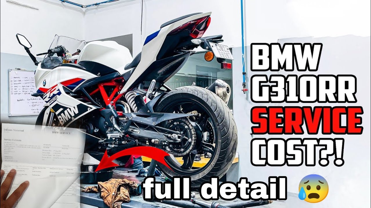 BMW G310RR first service cost ?|full detail |service scam 😭 |mota ...