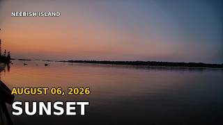 Sunset Time-lapse — Neebish Island August 07, 2026 #Shorts