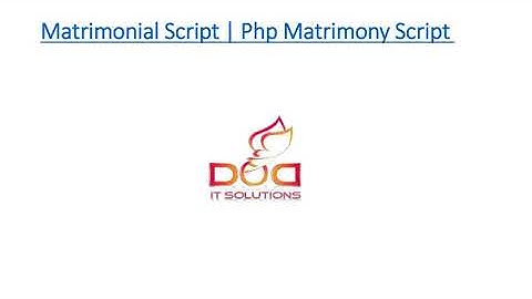 Best Matrimonial Clone Script - DOD IT SOLUTIONS