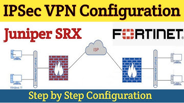 IPsec VPN  between Fortigate and Juniper SRX Firewall | Site to site VPN