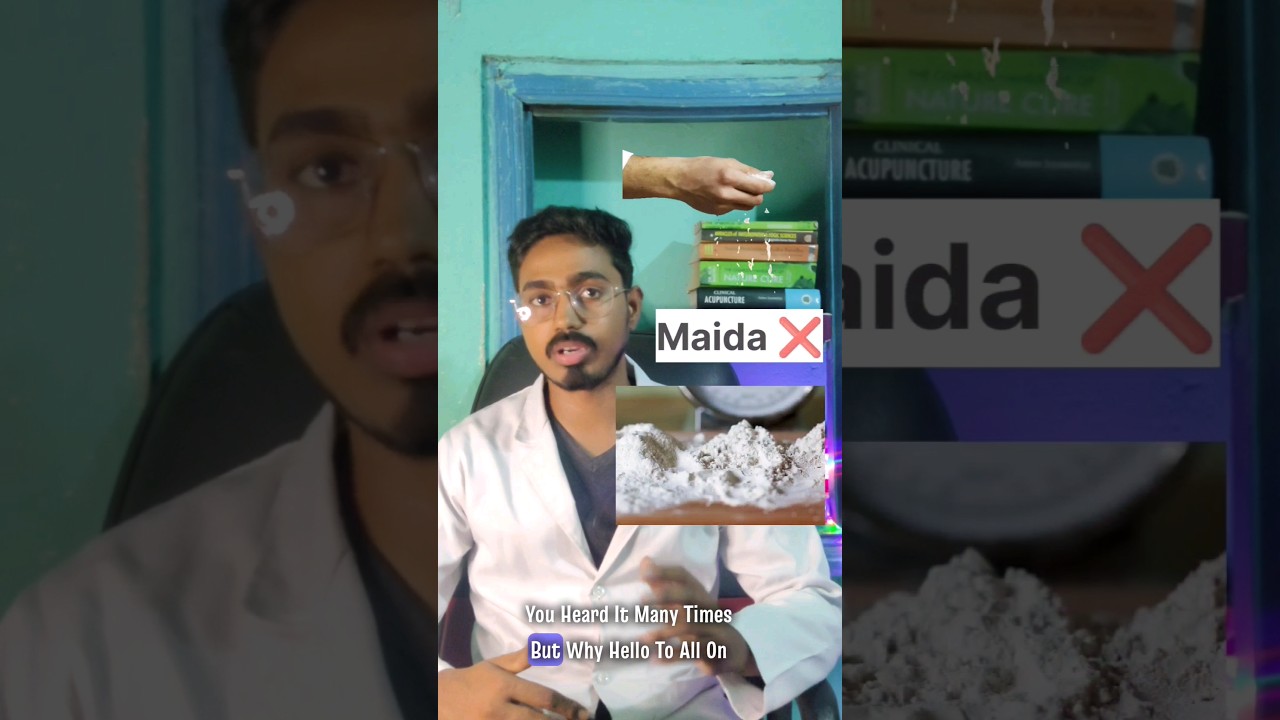 मैदा/maida/white flour Avoid 