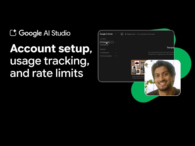 Google AI Studio: Account setup, rate limits & usage tracking