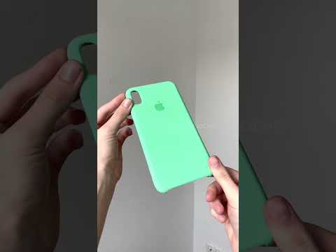 Чохол для iPhone Xs Max Silicone Case (М'ятний), видео 1