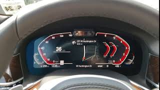 2019 BMW 750i Sport Mode Acceleration 0-60+ MPH