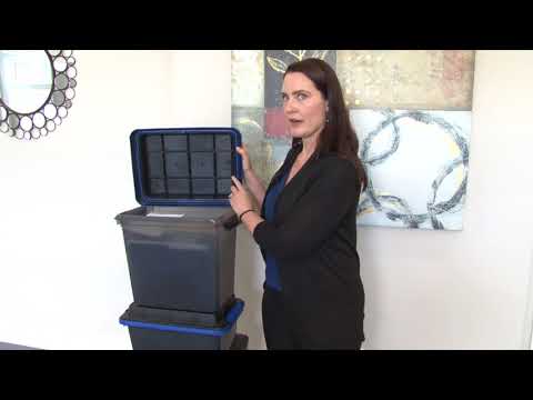 Mastercraft Heavy-Duty Tinted Storage Tote - Dena's Testimonial 