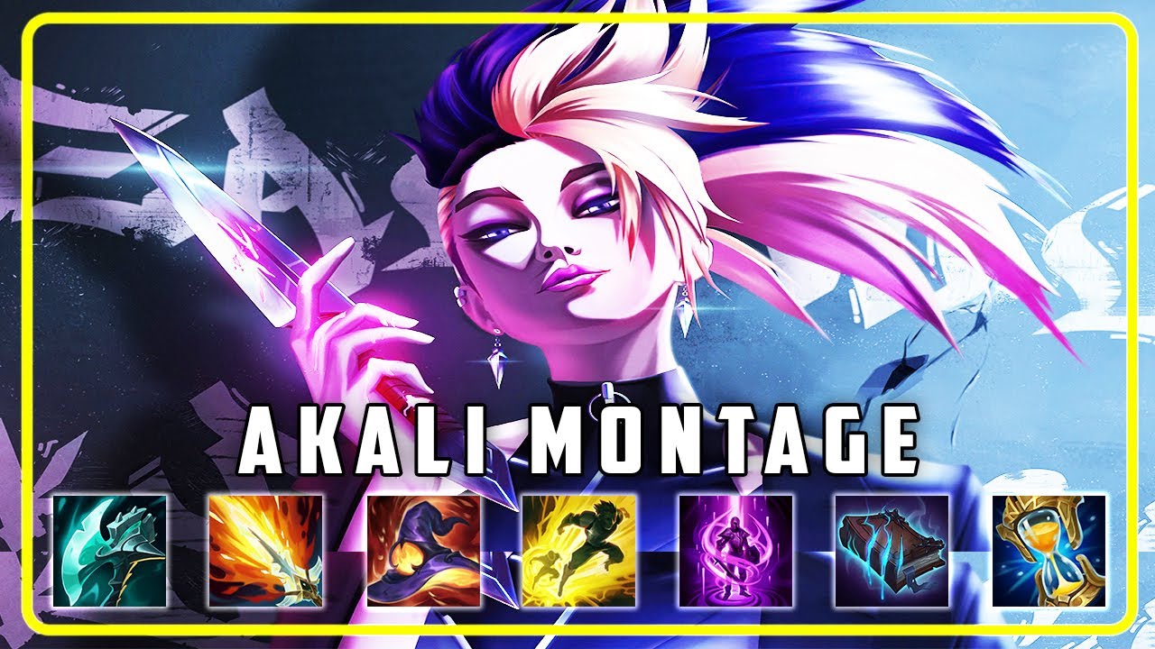 Akali Montage S11 - BEST COMBO PLAYS 2021