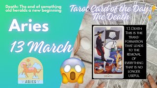♈️ Aries Alert ☢️ The Death Card Reveals Your Fate on March 14, 2025! 🔥 Everything Changes NOW! ⚡
