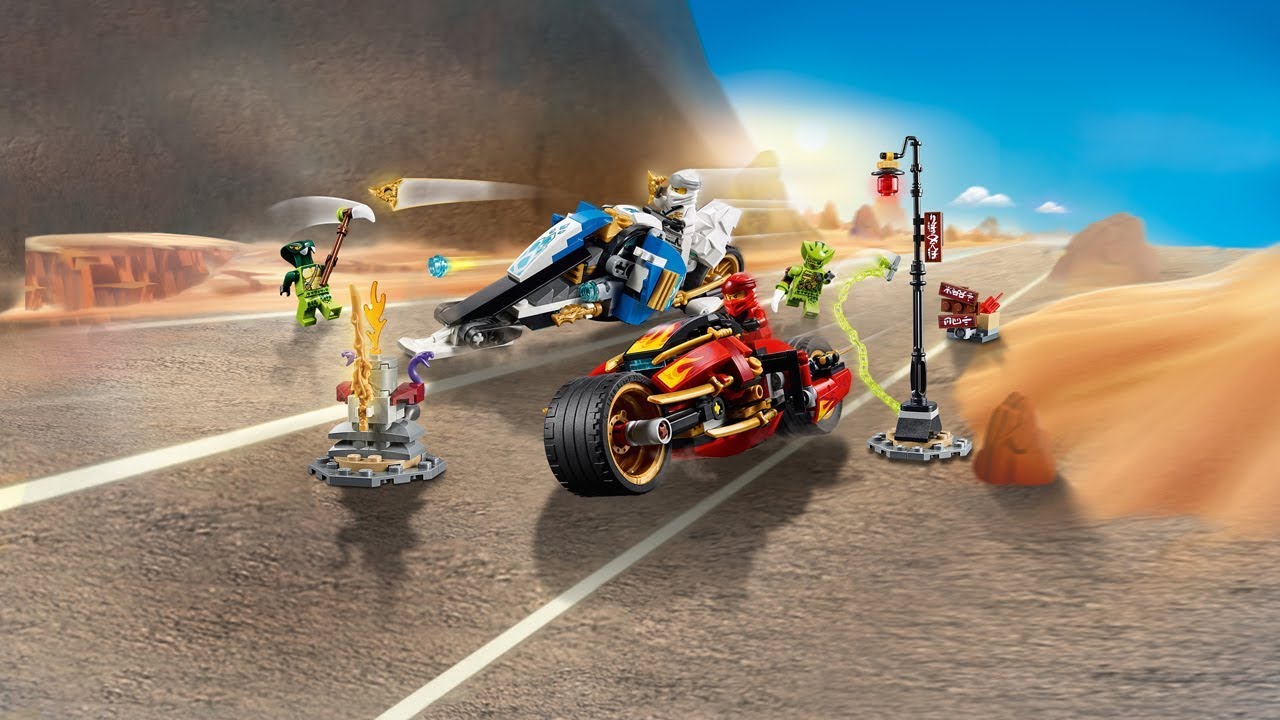 LEGO NINJAGO® 70667 Kai's Blade Cycle & Zane's Snowmobile YouTube