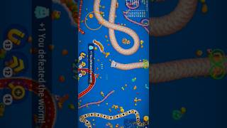 🚀 Worms Zone Big Worm Gameplay! 🐍 How To Grow Huge!! #WormsZone #SnakeGame #Gaming #shorts