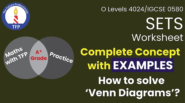 Mathematics -  Sets (worksheet) | O Level 4024 | IGCSE 0580 | Class 10th | Class 9th | BA/B.Com/BS