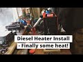 Fitting a Diesel Heater - Time to warm up the Workshop