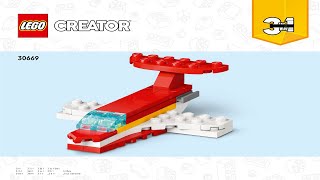 LEGO instructions - Creator - 30669 - Iconic Red Plane (Book 3)