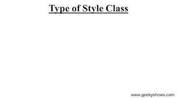Class Selector or Style Class in CSS (Hindi)