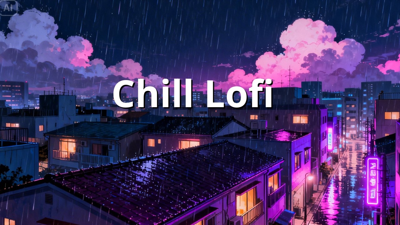 2AM in Tokyo ☕ Calm Lofi Beats | 雨の音BGM