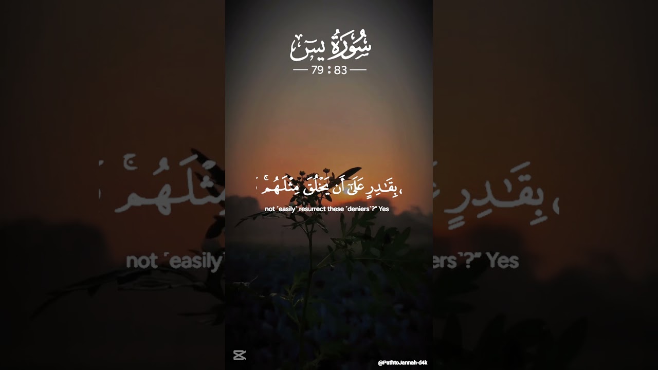 Surah Ya-Sin (79-83) | Allah’s Power Over Life, Death & Resurrection | Path to Jannah 