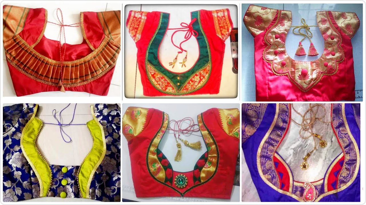 #silk #blouse #design Latest Silk Blouse Neck Design | Paithani Silk Blouse Design | Fashion Updates