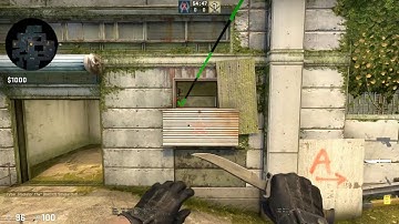 NEW CACHE MAP MID-WINDOW SMOKE [64 tick] - CS:GO 2019