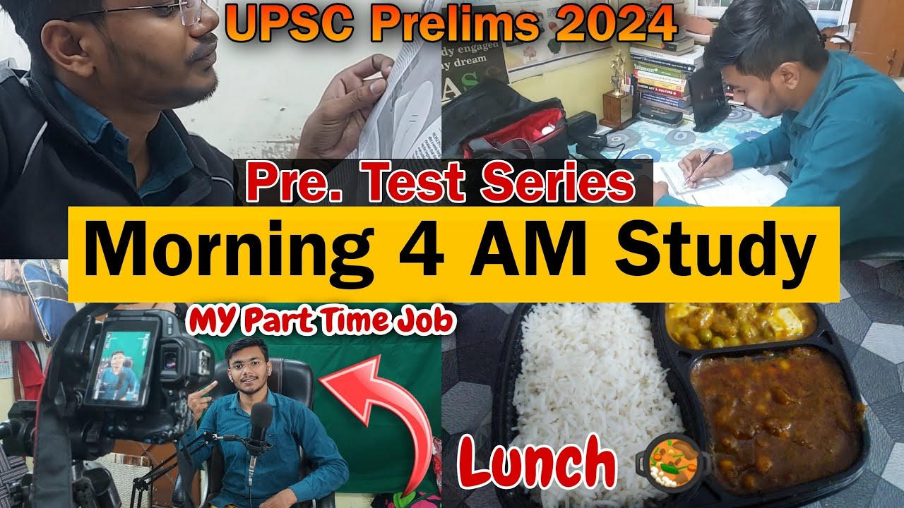 Study 4:00 AM in Early Morning 🥶 | UPSC Prelims Study Routine | UPSC ...
