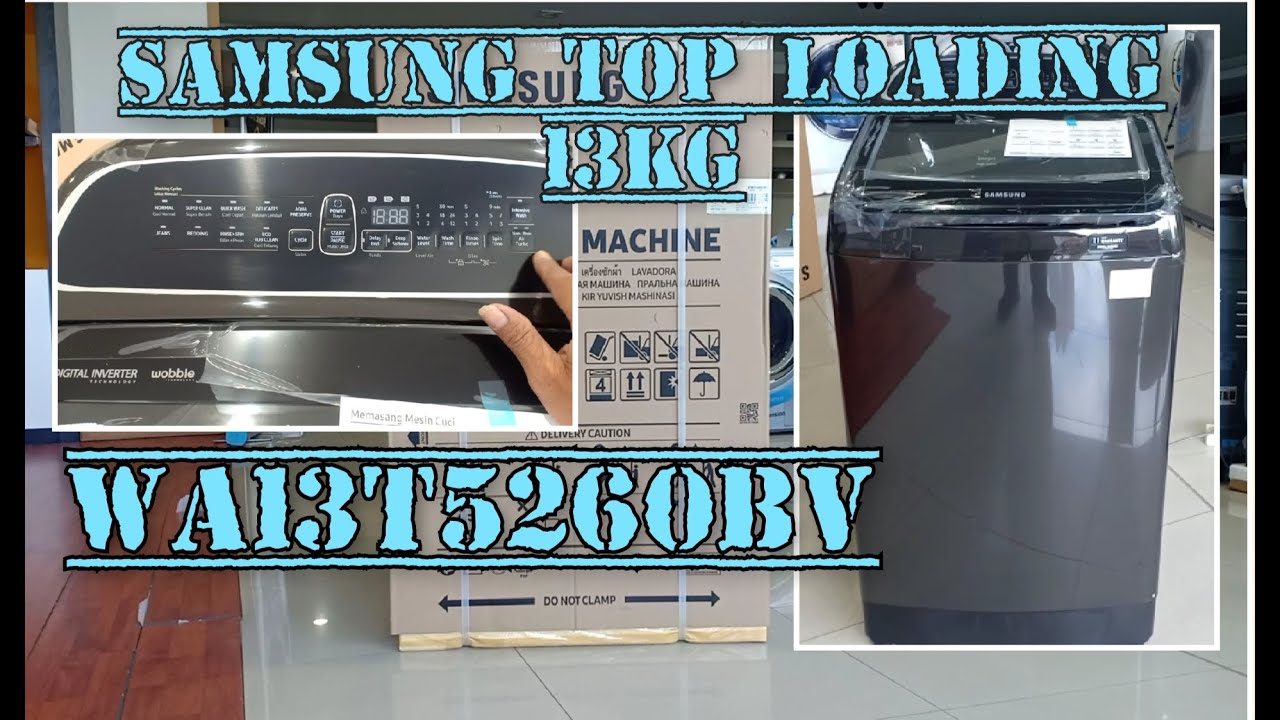 Mesin Cuci Samsung Bukaan Atas 13kg WA13T5260BV
