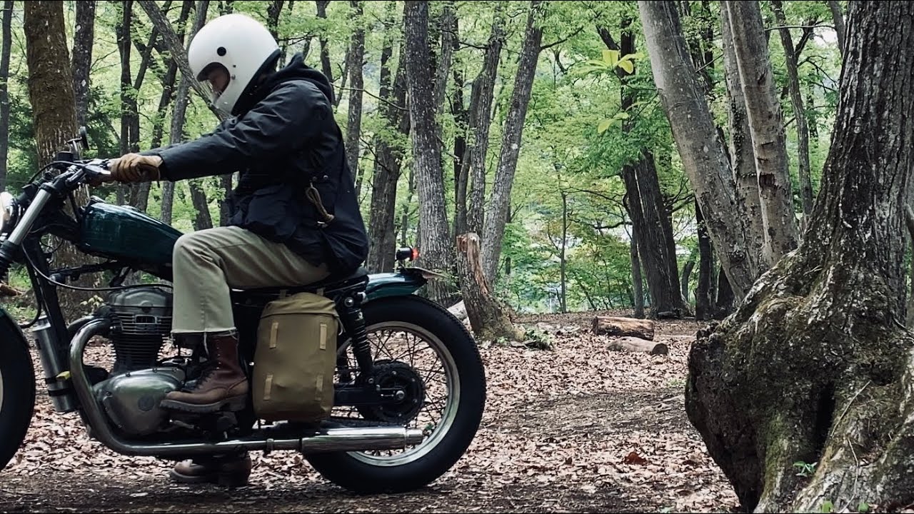 No backpack [バックパックなし]ミニマムの先へ。 バイクカプセルソロキャンプ(part59) Capsule solo camp. unroof