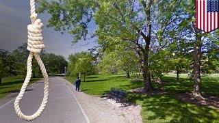 Никто не заметил тело, висевшее на дереве в центре Чикаго