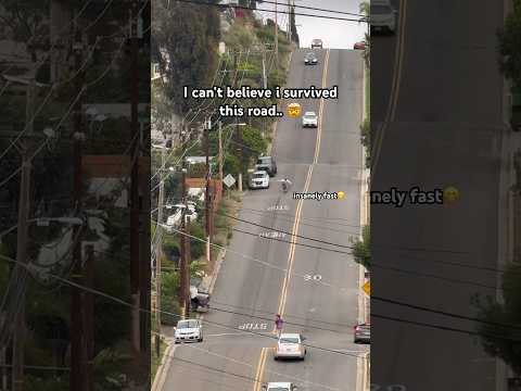 I Skated The Craziest Road In California 🤯☠️- performed by professionals. do not attempt.