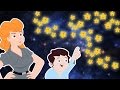 Twinkle Twinkle Rhyme | centelleo del centelleo pequeño canción hijos de estrellas