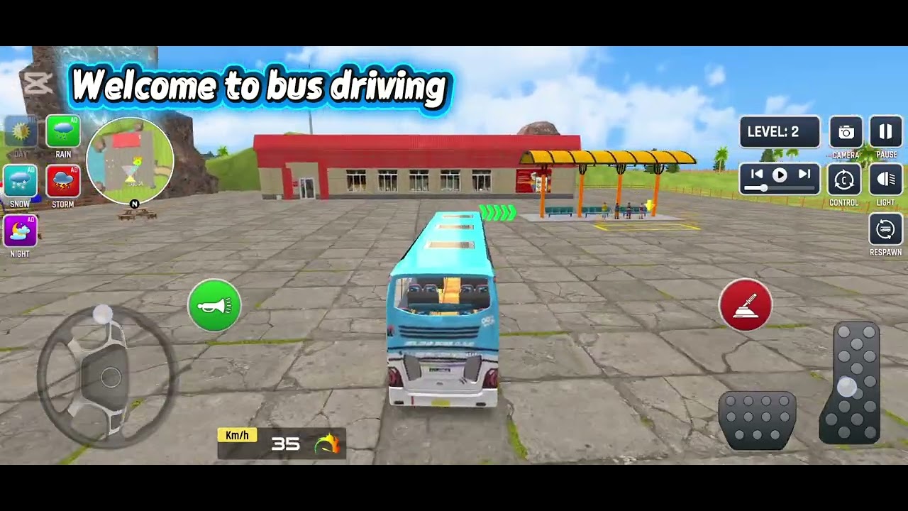 New Bus Simulator 2026 Express – American Modern Minibus Driving – City & Highway Gameplay😄😄😄