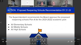 OCS School Board Work Session  -  March 22, 2021