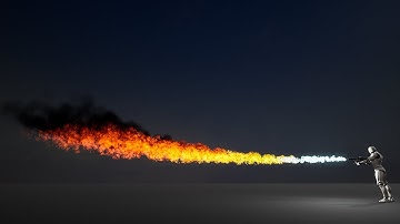 Unreal  Flamethrower Particle Effect In Niagara