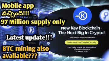 KEY Mining App Update in Telugu | How To Swap To $KEY Token Full Process | KEY Price Update
