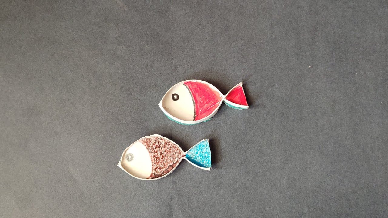 DIY || Fish || Kindergarten kids activity for LKG|| UKG|| Class 1 ...