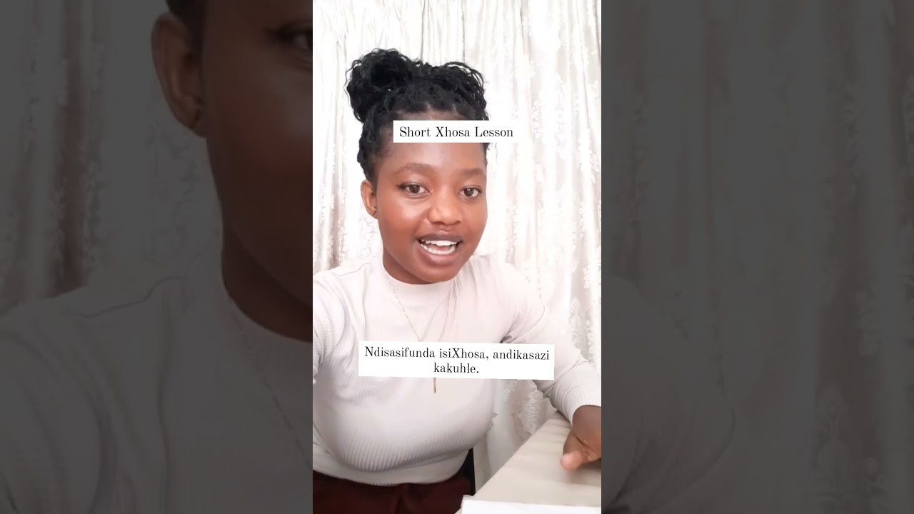 Xhosa Lesson 