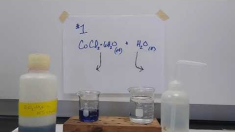 Cobalt (II) Chloride hexahydrate in 95% ethanol mixed with deionized Water.