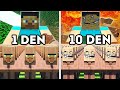 100 Baby Villagerů Přežívá Apokalypsu v Minecraftu!