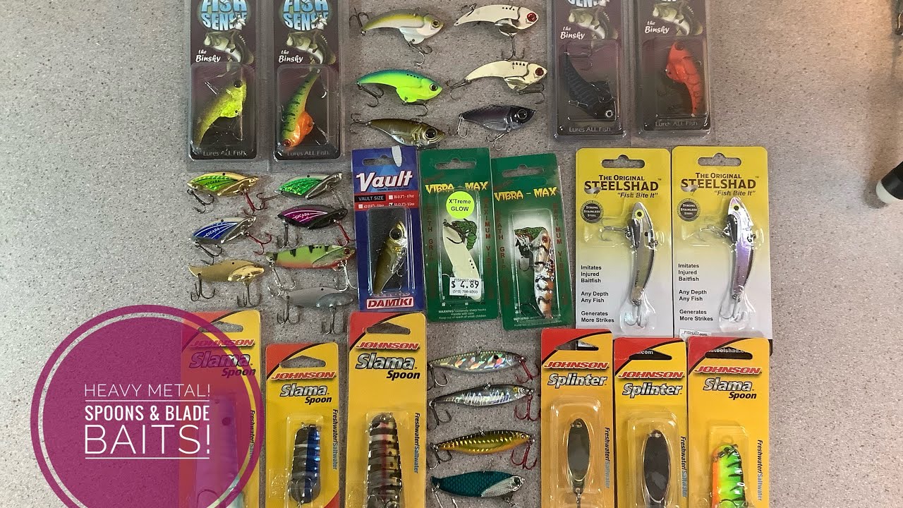 Heavy Metal! Spoons & Blade Baits!