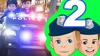 Power Wheels Police 2 - Mall Chase Double Stripe Twins