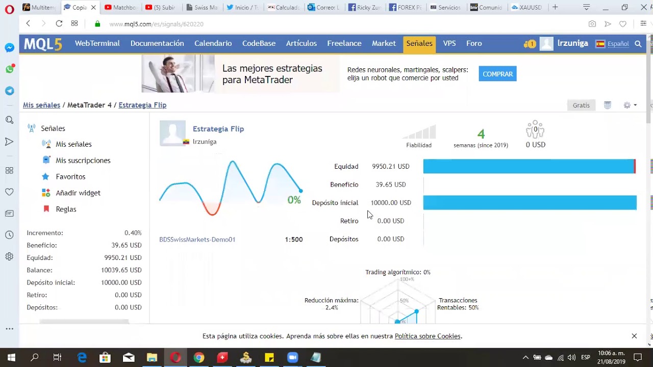 como auditar una cuenta de trading